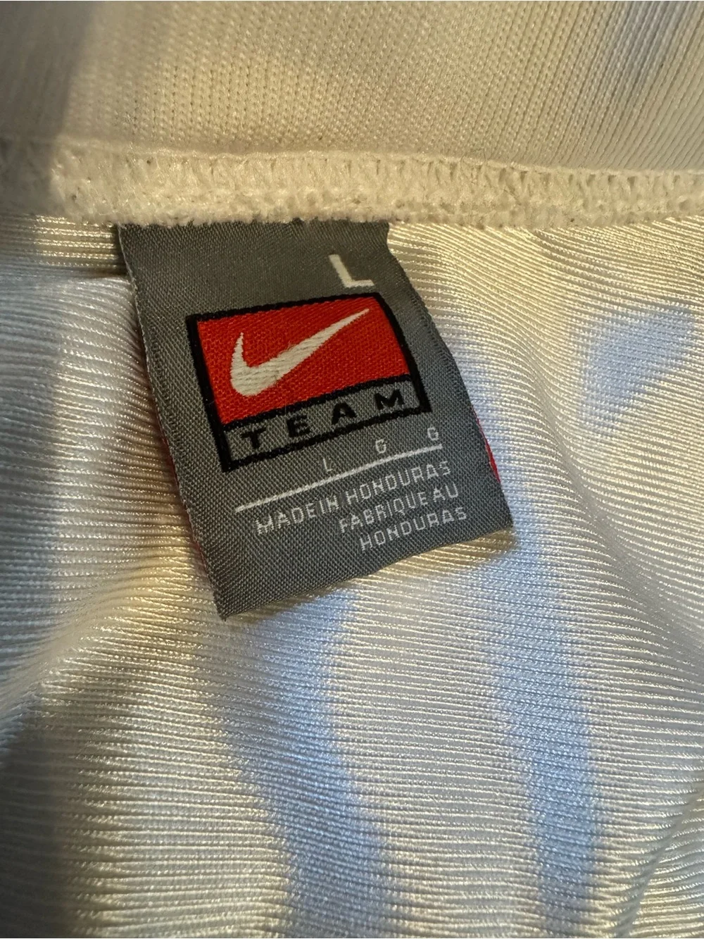Nike White Georgia Football Jersey with Red & Black Accents